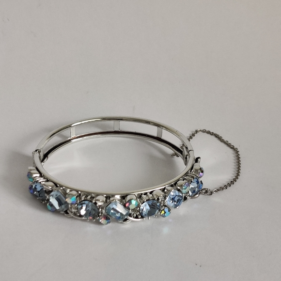 Superb 60s Lisner Hinged Cuff Bracelet Mint - Picture 8 of 11